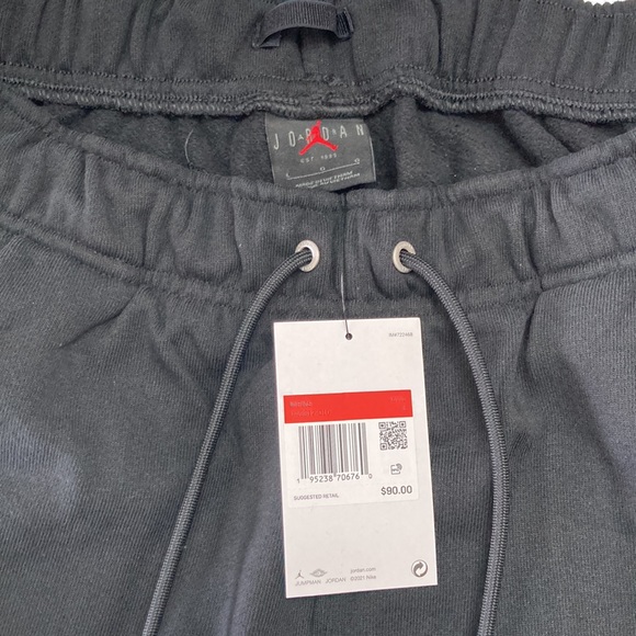 Jordan Essentials Flight Sweatpants Black Mens size L XL XXL - Picture 7 of 9